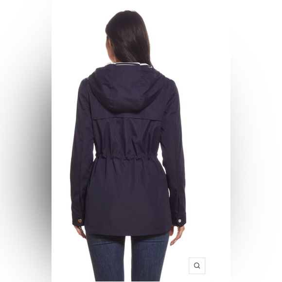 Women’s Weatherproof Navy Hooded Jacket - Picture 7 of 8